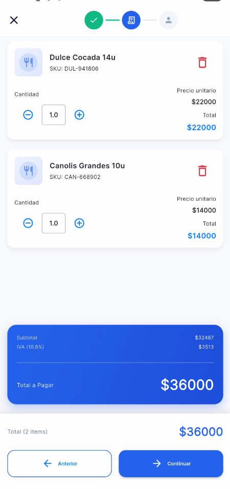 Nueva Venta